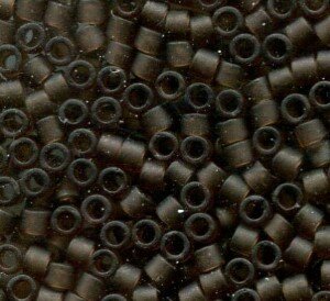 11/0 Delica Matt Transparent Brown 769