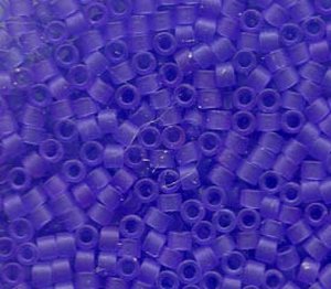 11/0 Delica Dyed Matt Transparent Purple 783
