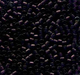 11/0 Delica Dyed Semi-Matt Transparent Smoky Amethyst 784