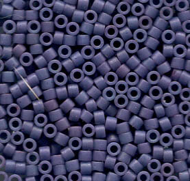 11/0 Delica Dyed Matt Opak Lavender 799