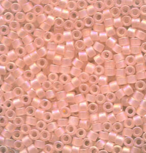 11/0 Delica Matt Transparent Pink Mist 868