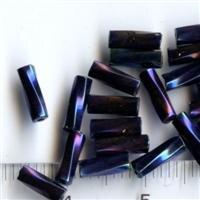 7mm Stiftperlen Twisted Rainbow Blau