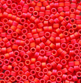 11/0 Delica Matt Opak Cranberry AB 873