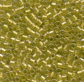 11/0 Delica Sparkling Light Yellow 910