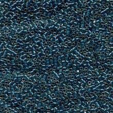 11/0 Delica Sparkling Teal Lined Topaz 921