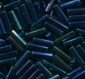 7mm Stiftperlen Blau-Grün Violet Rainbow Metallic 59135
