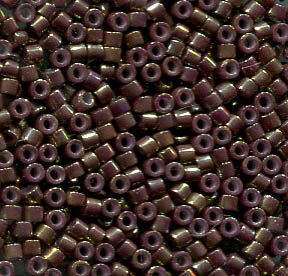 11/0 Delica Metallic Dusty Mauve Luster 1011