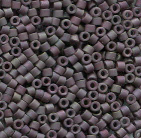 11/0 Delica Matt Metallic Purple Sage AB 1062