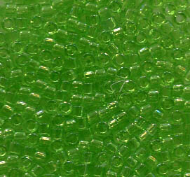 11/0 Delica Transparent Lime  1106