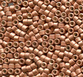 11/0 Delica Galvanized Semi Frosted Muscat 1155
