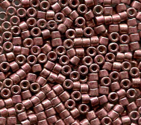 11/0 Delica Galvanized Semi Frosted Berry 1157