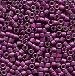 11/0 Delica Galvanized Matt Magenta 1173