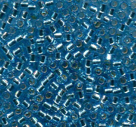 11/0 Delica Silverlined Ocean Blue 1209