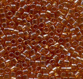 11/0 Delica Transparent Marigold Luster 1221
