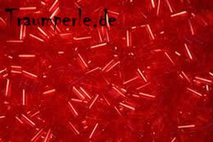 7mm Stiftperlen Transparent Rot