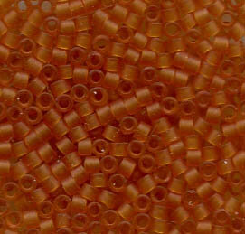 11/0 Delica Matt Transparent Marigold 1261