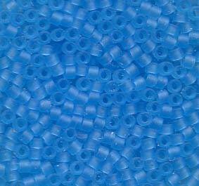11/0 Delica Matt Transparent Ocean Blue 1269