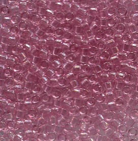 11/0 Delica Transparent Pale Orchid 1403