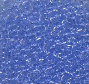 11/0 Delica Transparent Pale Sky Blue 1405
