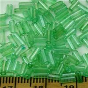5mm Stiftperlen Grassgrün Transparent