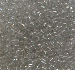 11/0 Delica Transparent Pale Taupe 1408