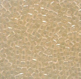 11/0 Delica Transparent Pale Beige1409