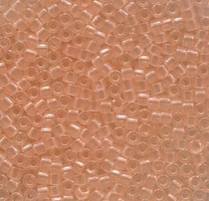 11/0 Delica Transparent Pale Peach 1410