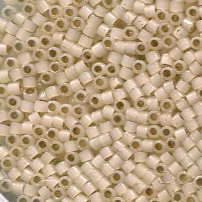 11/0 Delica Silverlined Pale Cream Opal 1451