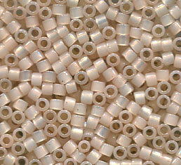 11/0 Delica Silverlined Pale Peach Opal 1452