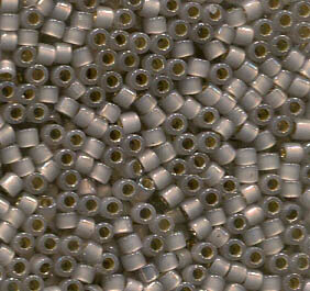 11/0 Delica Silverlined Light Taupe Opal 1456