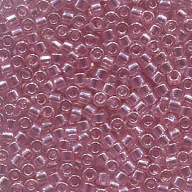 11/0 Delica Transparent Pale Orchid Luster 1473