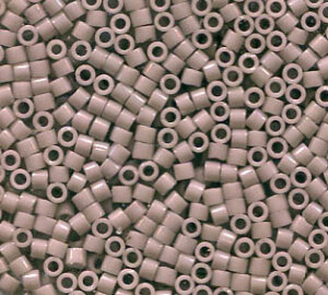 11/0 Delica Opak Light Smoke 1498