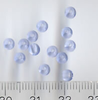 4mm Glasperlen Hellblau