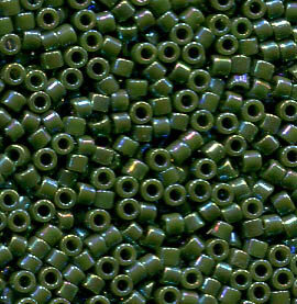 11/0 Delica Opak Avocado AB 1575