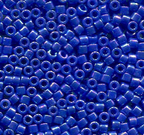 11/0 Delica Opak Cyan Blue AB 1578