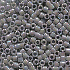11/0 Delica Opak Ghost Gray AB 1579