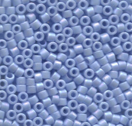11/0 Delica Matt Opak Agate Blue AB 1596