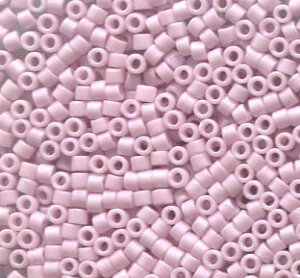 11/0 Delica Matt Opak Pale Rose AB 1524