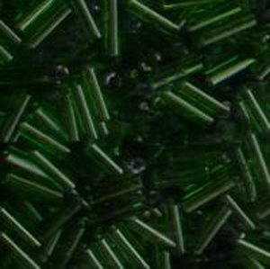 7 mm Stiftperlen Grün transparent