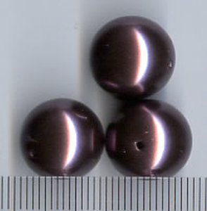 Swarovski, Burgundy, 14 mm