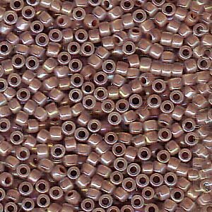 11/0 Delica Cocoa Lined Opal AB 1749