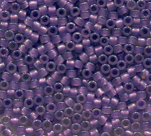 11/0 Delica Sparling Purple Lined Opal AB 1753
