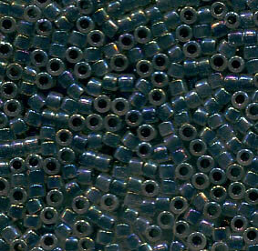 11/0 Delica Grey Lined Opal AB  1774