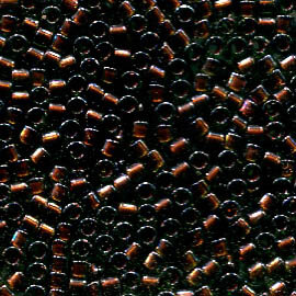 11/0 Delica Copper Lined Olive 1710