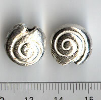 Silbermetall Schnecke