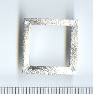 Silbermetall Quadrat