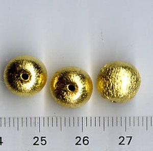 Silbermetall Kugel Goldfarben