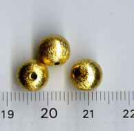 Silbermetall Kugel Goldfarben