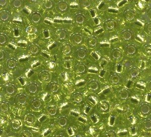 11/0 Roc. Silverlined Chartreuse 14
