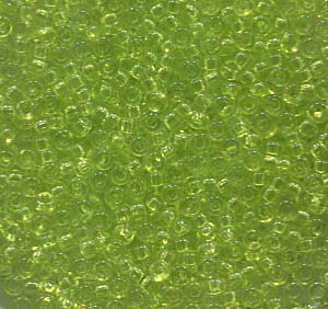 11/0 Roc. Transparent Chartreuse 143